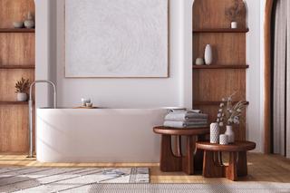 Łazienka w stylu japandi