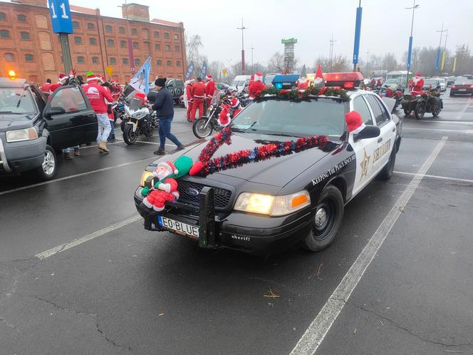 Mikołaje na motocyklach w Manufakturze. Finał corocznej akcji charytatywnej [ZDJĘCIA]