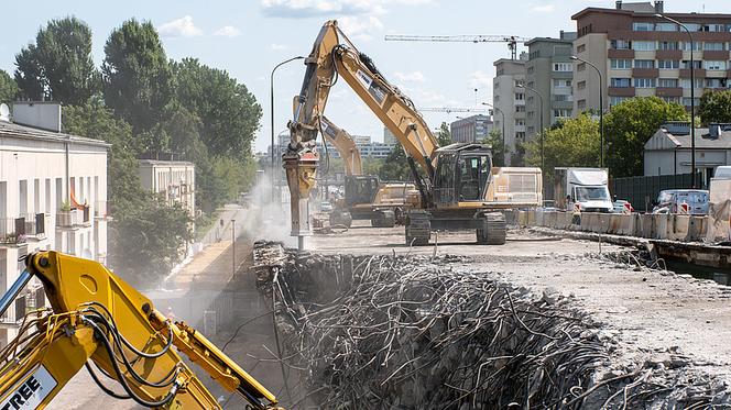 Trwa modernizacja wiaduktów Trasy Łazienkowskiej