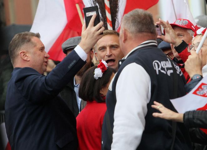 Manifestacja Prawa i Sprawiedliwości w Warszawie