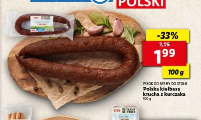 Kiełbasa krucha z kurczaka