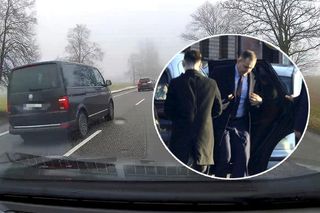 Zobacz, jak Karol Nawrocki pędzi do wyborców: Jeśli doszło do wykroczenia z góry przepraszamy