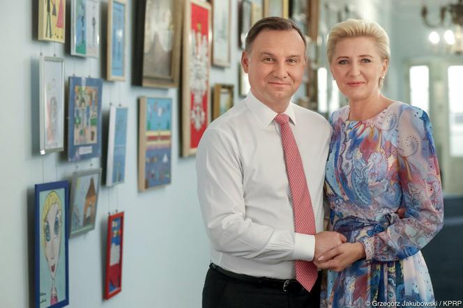 Para prezydencka Agata i Andrzej Dudowie