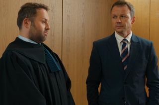 	Barwy szczęścia odc. 3147. Bruno Stański (Lesław Żurek), Klemens (Sebastian Perdek)