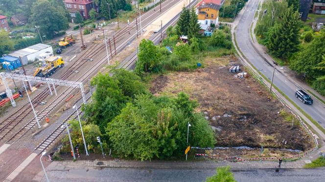 Budowa miejskiej części przystanku Szczecińskiej Kolei Metropolitalnej Stołczyn (Glinki)