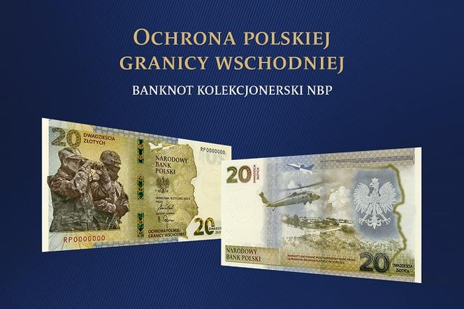  Banknot kolekcjonerski NBP: Ochrona polskiej granicy wschodniej zdjęcie otwierające