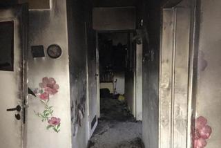 Pożar na os. Stare Żegrze