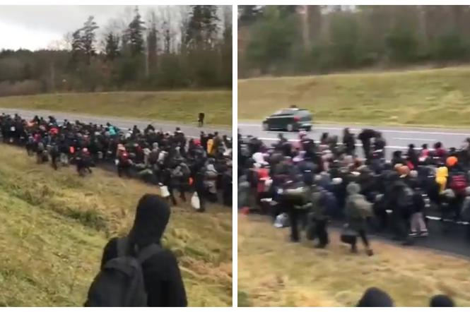 Tłumy migrantów przy granicy z Polską. Zwołano posiedzenie rządowego sztabu kryzysowego 