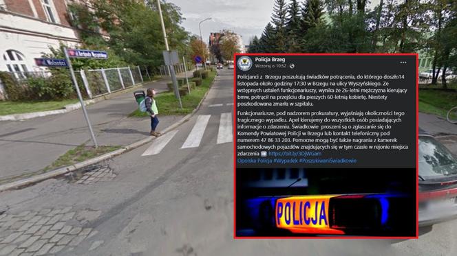 Brzeg: Młody kierowca bmw zabił na drodze 60-latkę?! Policja publikuje apel