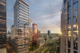 AFI Tower z ogrodem na dachu. Rośnie pierwszy wieżowiec kompleksu Towarowa22 w Warszawie