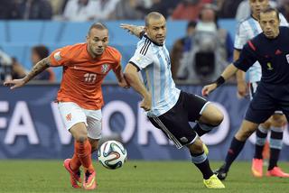 Sneijder i Mascherano, Holandia - Argentyna