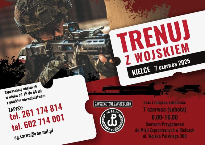Trenuj z wojskiem w Kielcach