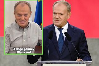 Nowe nagranie Donalda Tuska zaskakuje! Gonimy Niemców