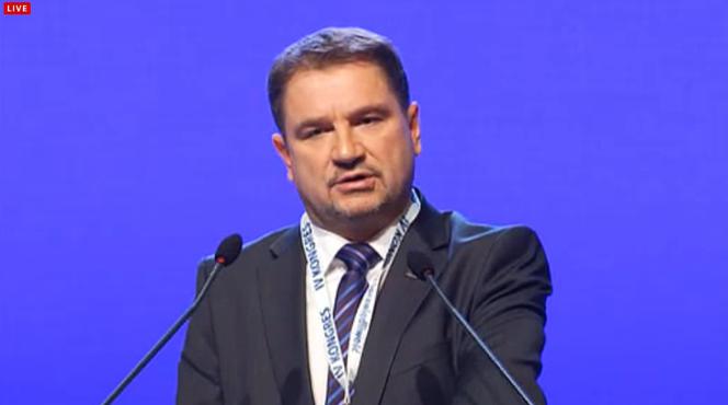 Piotr Duda na Kongresie PiS