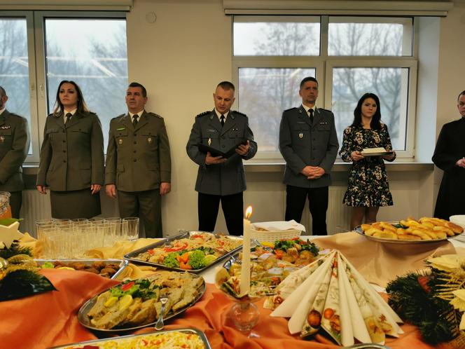 Białystok. Spotkanie wigilijne policjantów