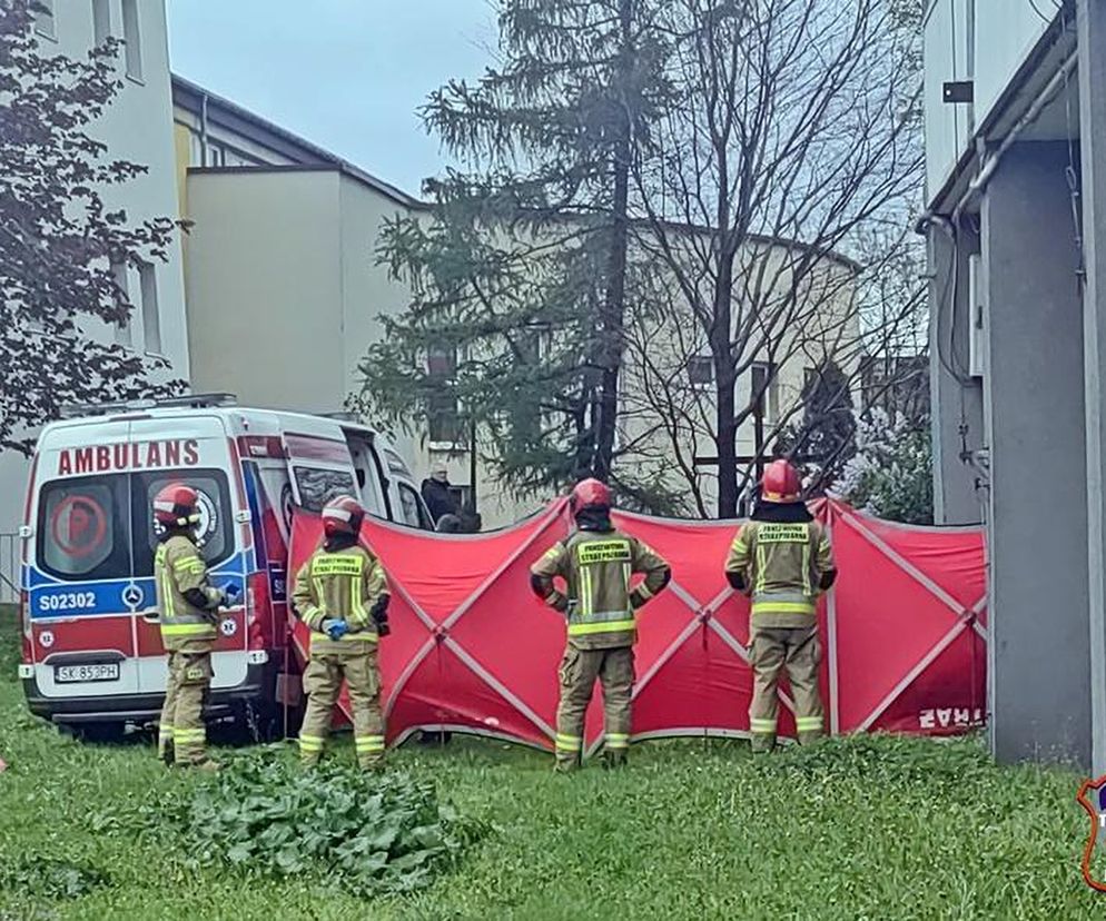 Kolejny dramat w Tychach. 43-latek spadł z wysokości. Nie udało się go uratować