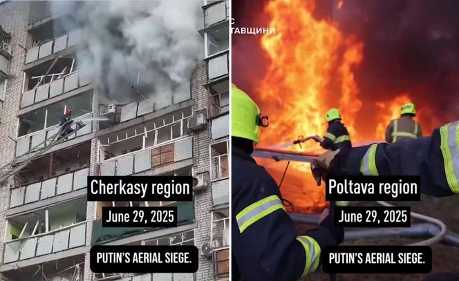 Największy atak Rosji na Ukrainę! Putin wysłał setki dronow