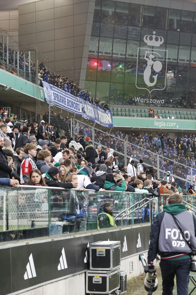 Legia Warszawa - Lech Poznań: Zdjęcia kibiców z klasyku i 13. kolejki PKO BP Ekstraklasy