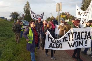 Wielki protest w Skawinie