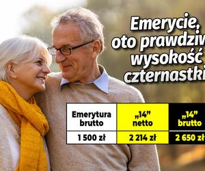 Emerycie, oto prawdziwa wysokość czternastki!