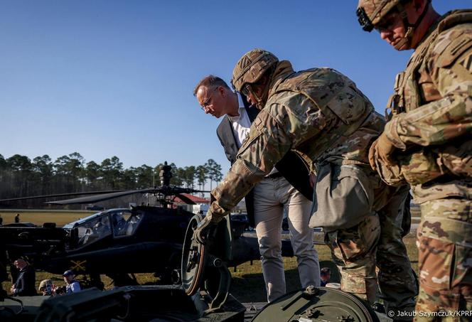 Andrzej Duda w Fort Stewart