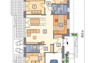 Projekt domu Zachodzące słońce z katalogu Muratora - wizualizacje, plany, rysunki, zdjęcia z budowy