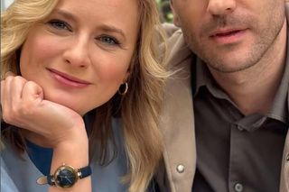 M jak miłość na planie. Julia (Marta Chodorowska), Dima (Michaił Pszeniczny)