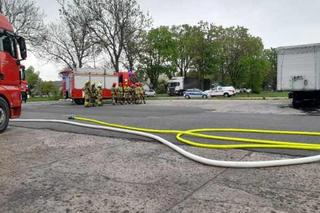 Wyciek chemikaliów na stacji benzynowej