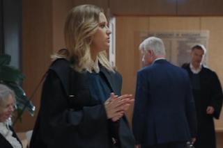 M jak miłość odcinek 1806. Julia Malicka (Marta Chodorowska), Andrzej Budzyński (Krystian Wieczorek)