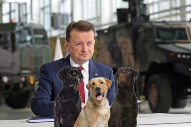 Mariusz Błaszczak i armia psów
