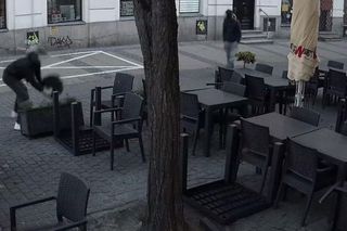 Atak wandali w centrum Lublina