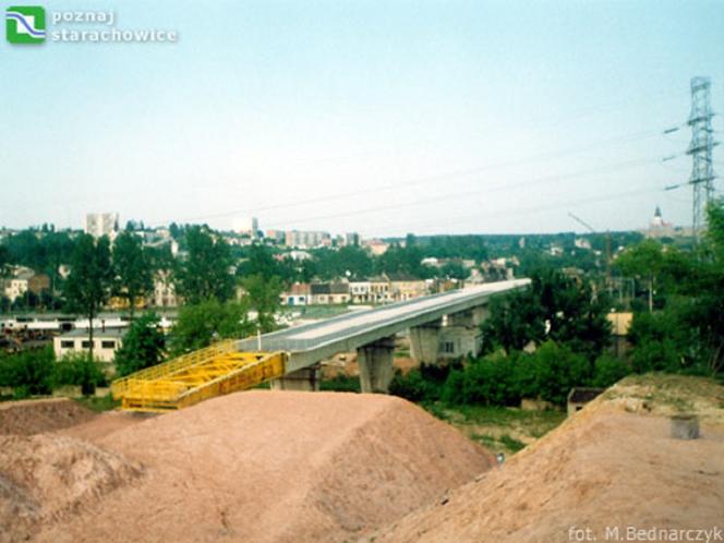 Budowa wiaduktu na trasie N-S Starachowice/ Maj 1998