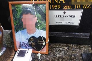 Grób Olka, który zginął w wypadku z synem Sylwii Peretti