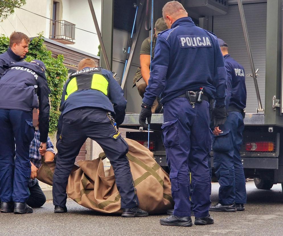 Pościg za Łosiem w Warszawie. Wielki zwierz wymykał się obławie