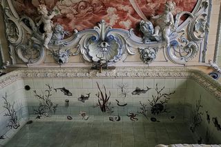 Luksusowa łazienka w pałacu Dietla w Sosnowcu