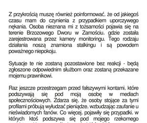 Rafał Brzozowski jest ofiarą stalkingu. Przestrzega swoich fanów i prosi o wzmożoną ostrożność.