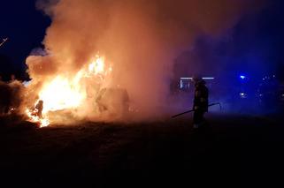 Strażacy z OSP Łobudzice walczyli z dwoma pożarami