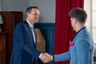 Barwy szczęścia odc. 2992: Bruno (Lesław Żurek), Justin (Jasper Sołtysiewicz)	