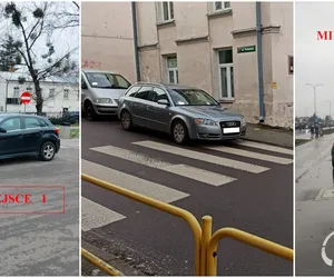 „Mistrzowie parkowania” uwiecznieni na zdjęciach. Chełmska straż miejska opublikowała niechlubny ranking