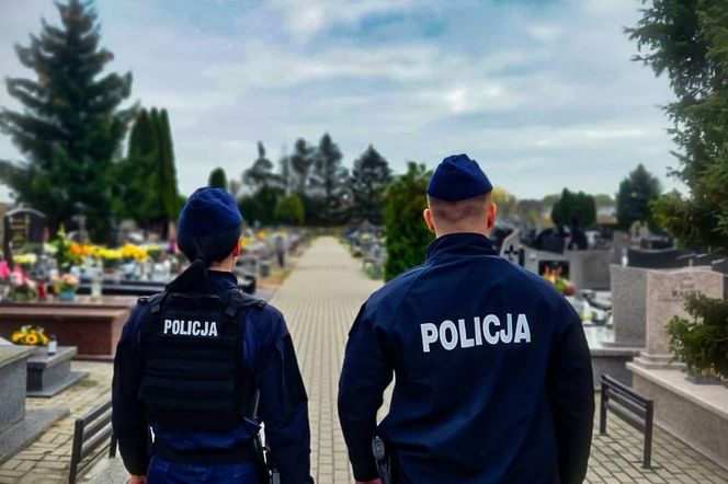 policja cmentarz