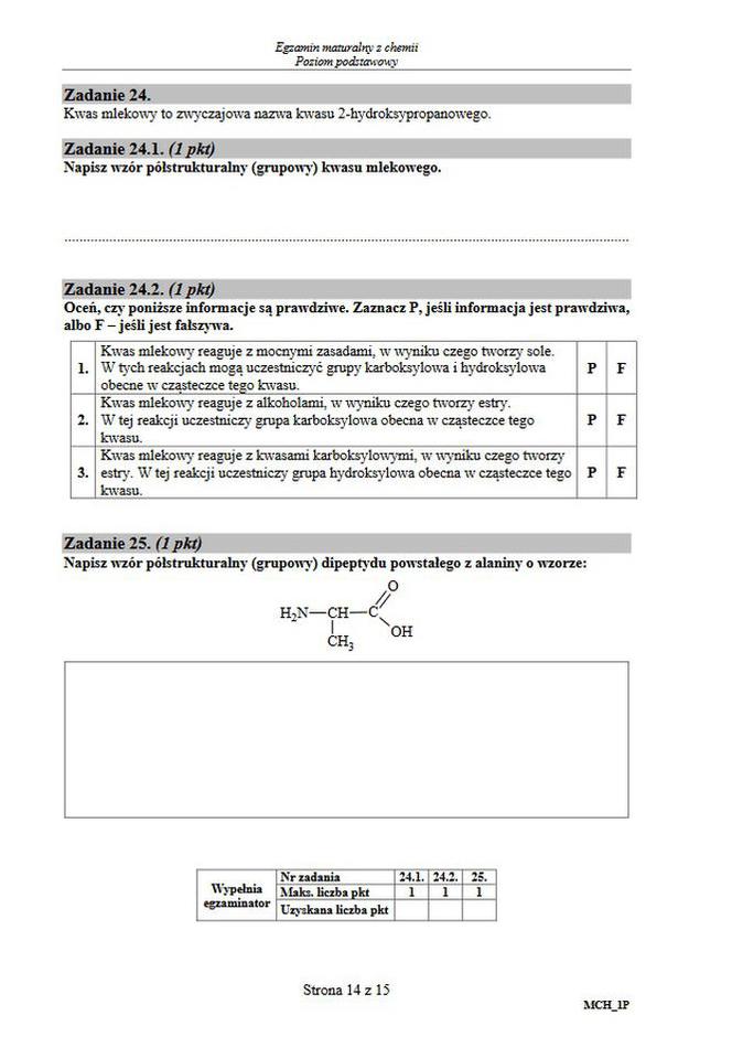 Matura 2020: Odpowiedzi. Chemia - poziom podstawowy [ARKUSZ]