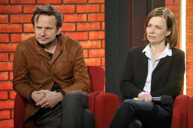 Krew z krwi 2 sezon. Agata Kulesza (Carmen), Bartłomiej Topa (Jan)