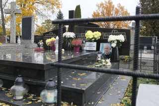 Tak wygląda grób byłego posła Jerzego Dziewulskiego