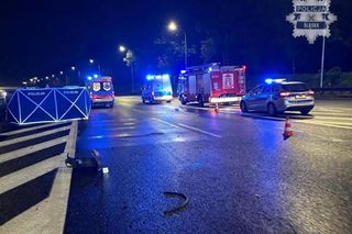 W środku nocy rozbił bmw o bariery. Kierowca nie żyje