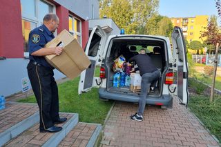 Pomoc dla powodzian w Bełchatowie