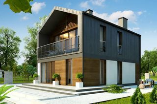 Domy piętrowe z poddaszem