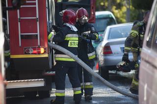Tragiczny pożar domu jednorodzinego w Tarnowskich Górach. Starszy mężczyzna spłonął żywcem