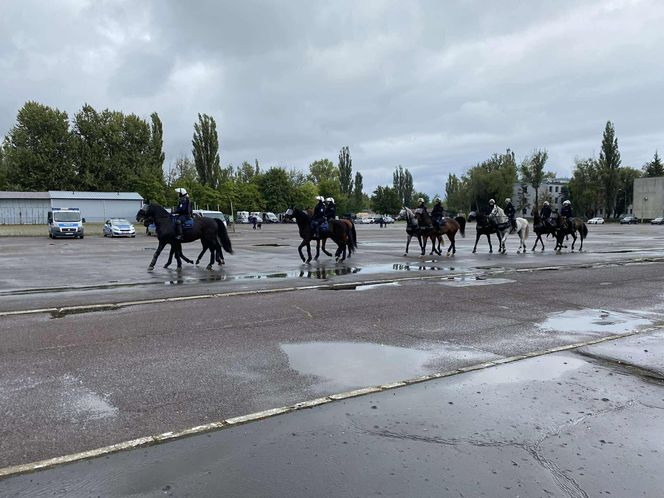 Ćwiczenia policjantów i strażników miejskich