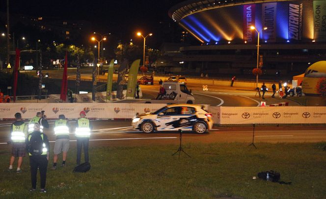 Rajd Śląska 2025. Nocny odcinek specjalny ulicami Katowic