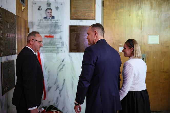 Prezydent Nawrocki  na uroczystościach w Doylestown